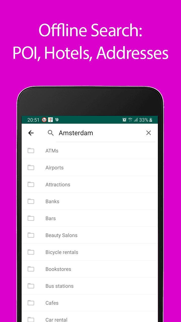 Amsterdam Offline Map and Travel Guide