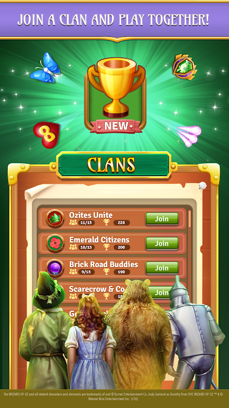 The Wizard of Oz Magic Match 3_playmods.net