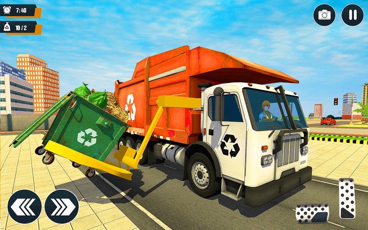 Garbage Truck Driving Games 3D Ảnh chụp màn hình trò chơi