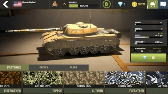 eternal tank warfare(No watching ads to get Rewards) Game screenshot  2