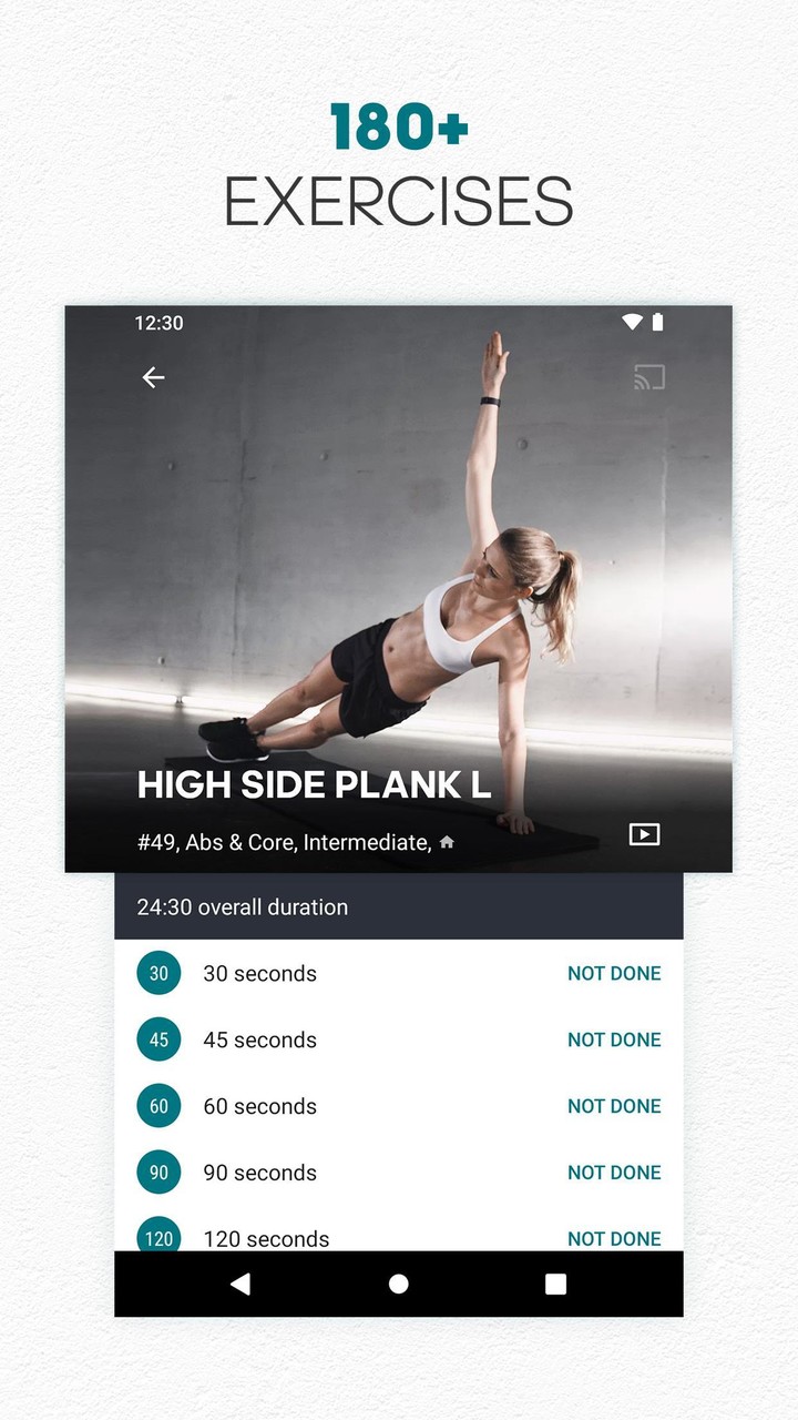 adidas Training: Home Workout(Đã mở khóa) screenshot image 2 Ảnh chụp màn hình trò chơi