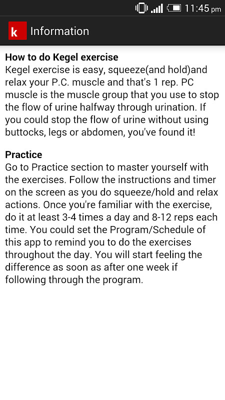 Kegel Workout: Exerciser