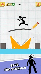 Draw 2 Save: Stickman Puzzle(Get rewarded for not watching ads) Game screenshot  1