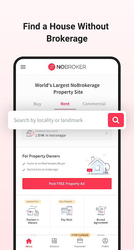 NoBroker Flat, Apartment, House, Rent, Buy & Sell_playmod.games
