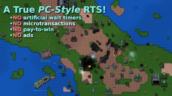 Rusted Warfare - RTS Strategy(Mod mới) screenshot image 16