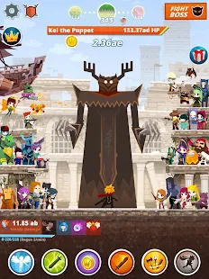 Tap Titans 2 Heroes Attack Titans. Clicker on(Mod)