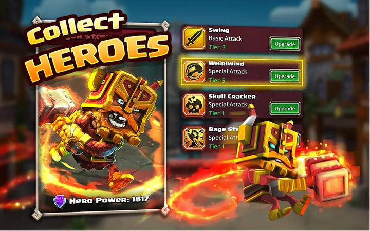 Dungeon Boss Heroes - Fantasy Strategy RPG(chống lại) screenshot image 2 Ảnh chụp màn hình trò chơi