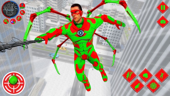 Flying Superhero Spider Games‏