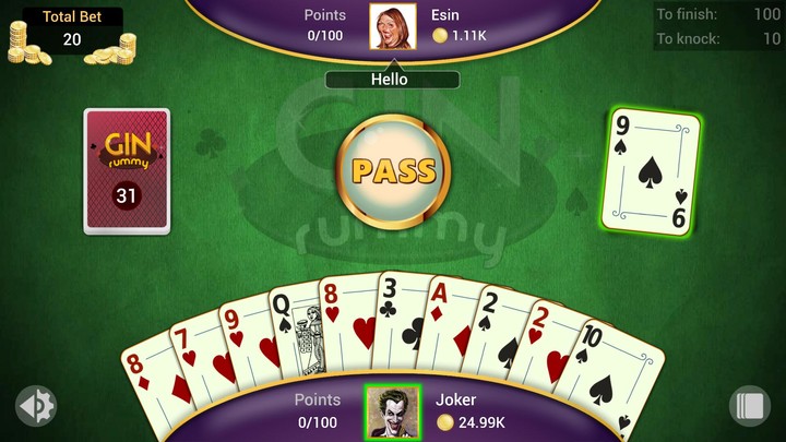 Gin Rummy - Offline_playmod.games