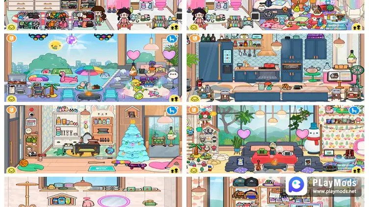 Toca Life World Mod Apk Version 1.40.1, New Loft House