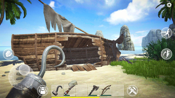 Last Pirate Survival Island Adventure(Unlimited Money) screenshot image 1_playmod.games