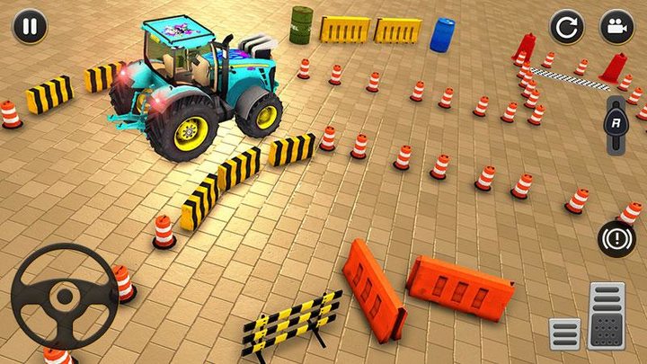 Modern Tractor Parking Game 3D