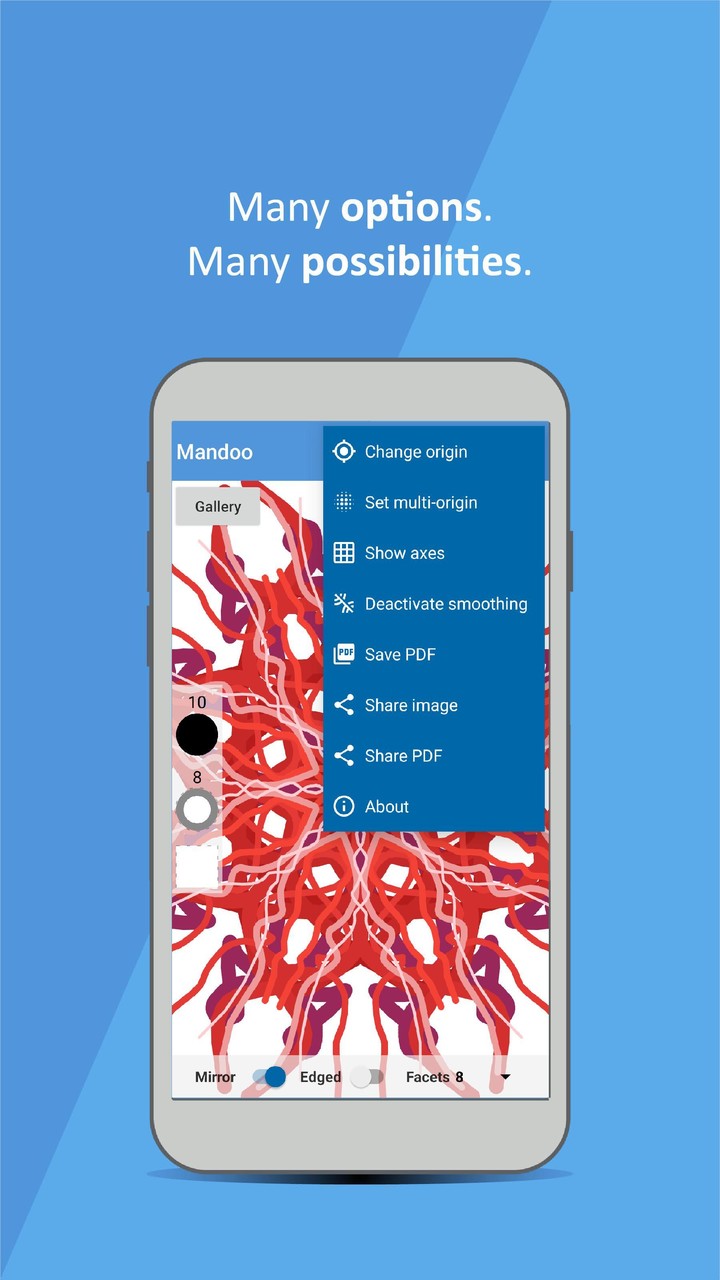 Mandoo: Mandala drawing App Ảnh chụp màn hình trò chơi