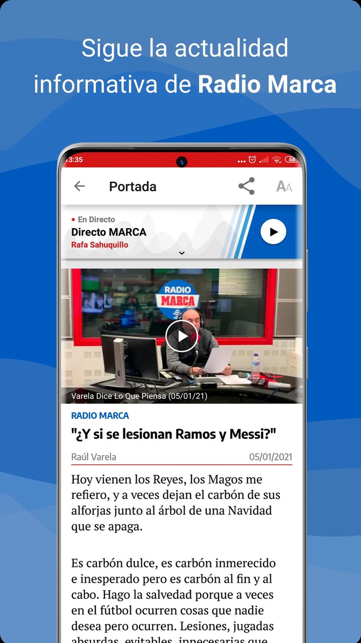 Radio Marca - Hace Afición Ảnh chụp màn hình trò chơi