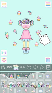 Pastel Girl : Dress Up Game(تسوق مجاني) screenshot image 3