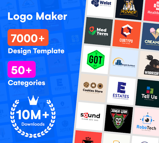 Logo Maker(Pro Features Unlocked) screenshot image 1_modkill.com