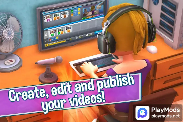 Youtubers Life: Gaming Channel(Mod Menu) screenshot image 5_playmod.games