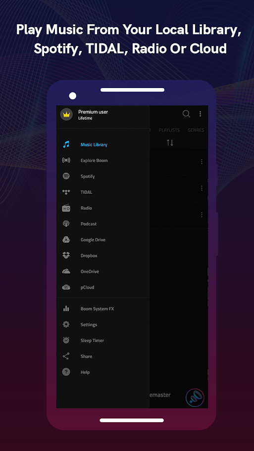 Boom: Music Player(Premium Unlocked)_playmods.net