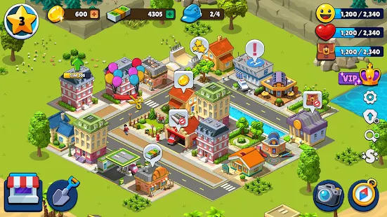Village City Town Building Sim(Unlimited coins) Game screenshot  6