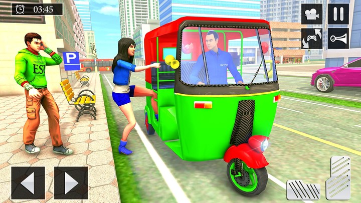 City Rickshaw Driving Games 3d‏