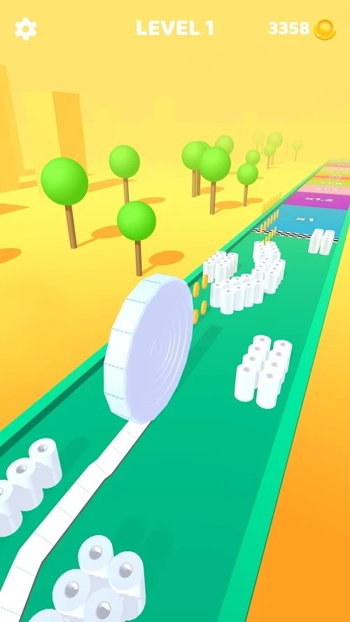 Paper Line - Toilet paper game9(Unlimited Money) screenshot