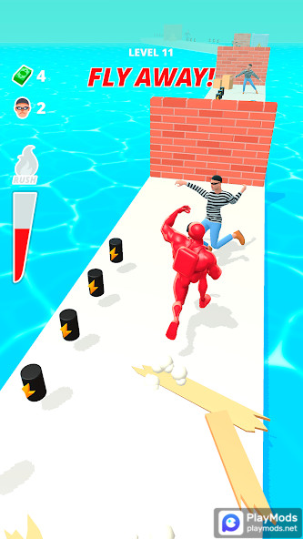 Muscle Rush - Smash Running Game(Unlimited Money) screenshot image 1_playmods.games