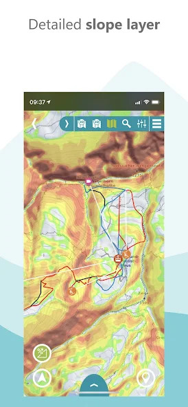 RealityMaps: Ski, Wandern, Rad(Đã đăng ký) screenshot image 3 Ảnh chụp màn hình trò chơi