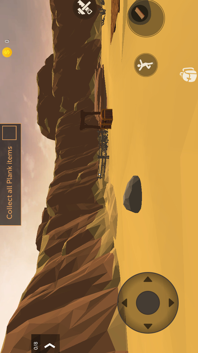 Desert Skies  Sandbox Survival(Large gold coins) screenshot