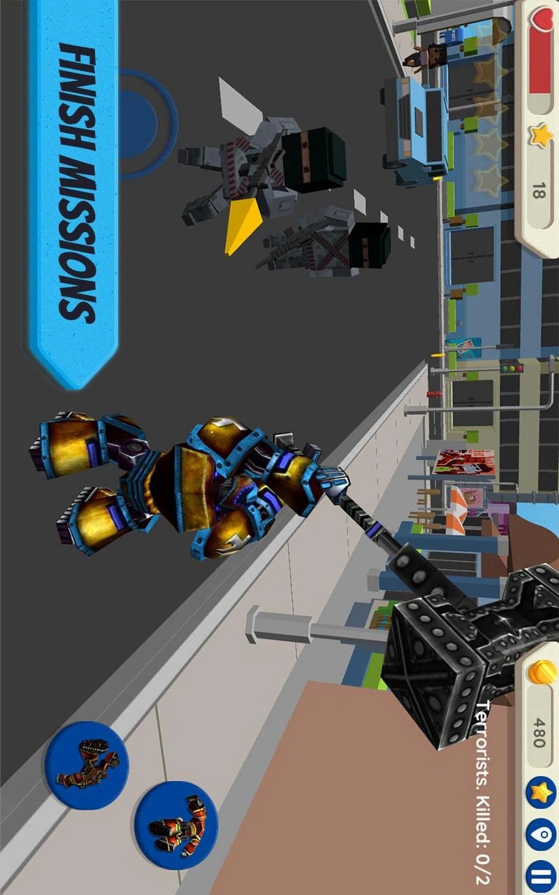 Robot Hero City Simulator 3D(Unlimited Coins)