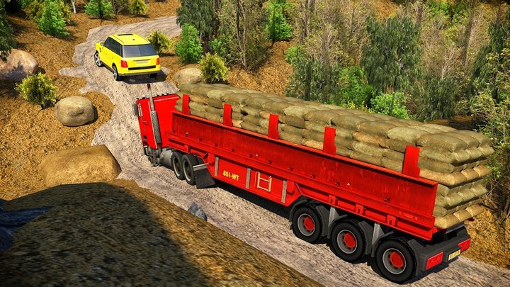 Offroad 18 Wheeler Truck Driving(Бесконечные деньги) screenshot image 1
