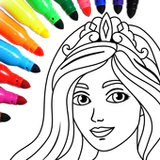 Baixe o Colorir princesa offline MOD APK v1.0.49 para Android