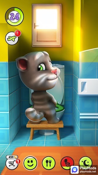 My Talking Tom(Unlimited Money) screenshot image 2_playmods.games