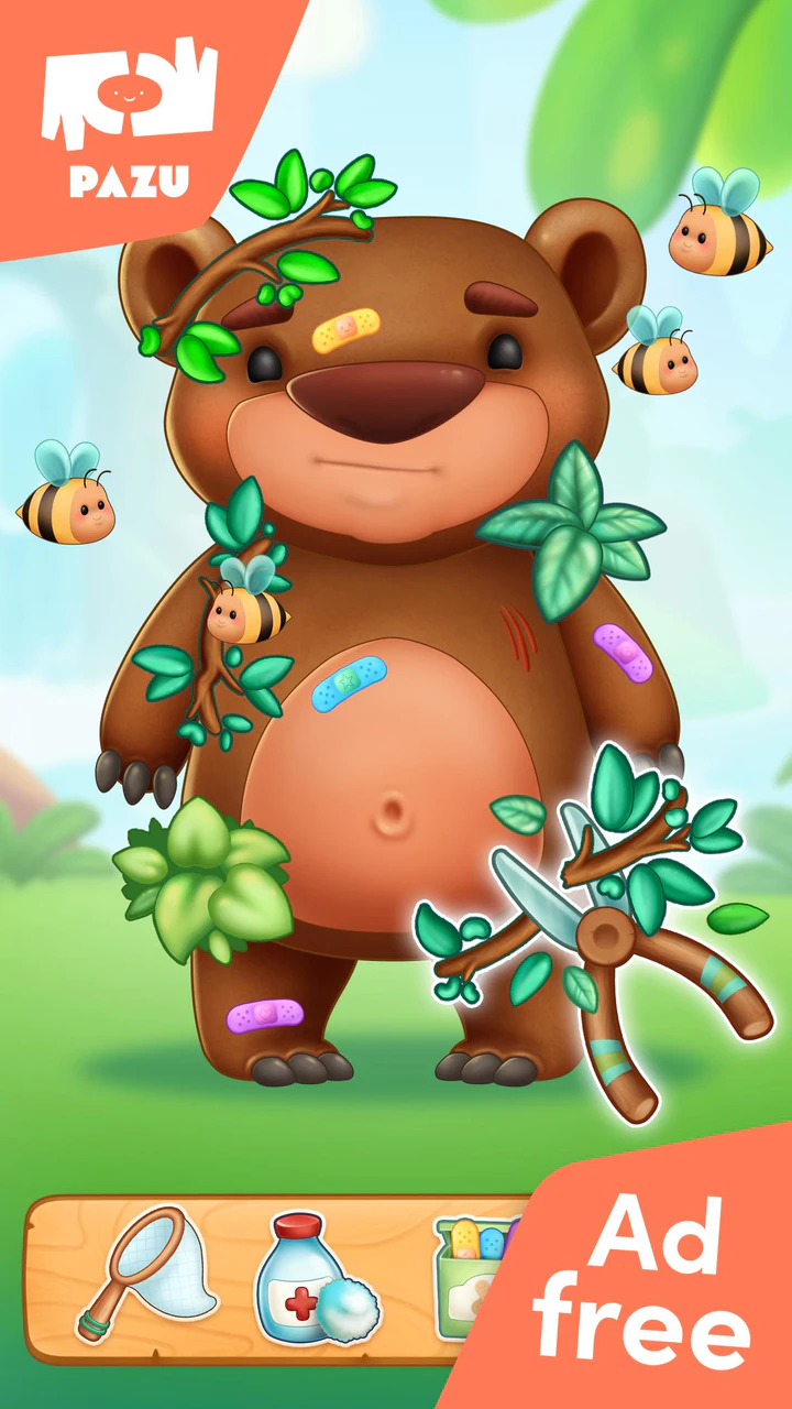 Download Jungle Animal Kids Care Games APK  For Android