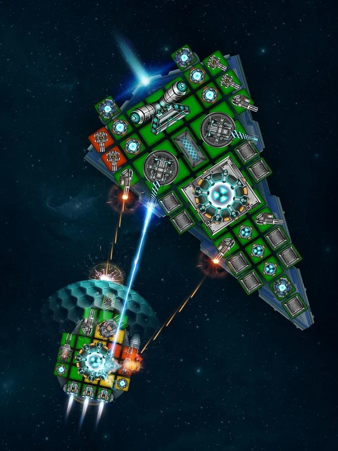 Space Arena: Outer Space games - 1v1 Build & Fight screenshot