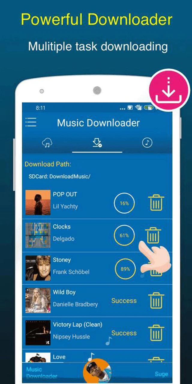 تنزيل Free Music Downloader MOD APK v 1.0.4 (عصري) لنظام Android
