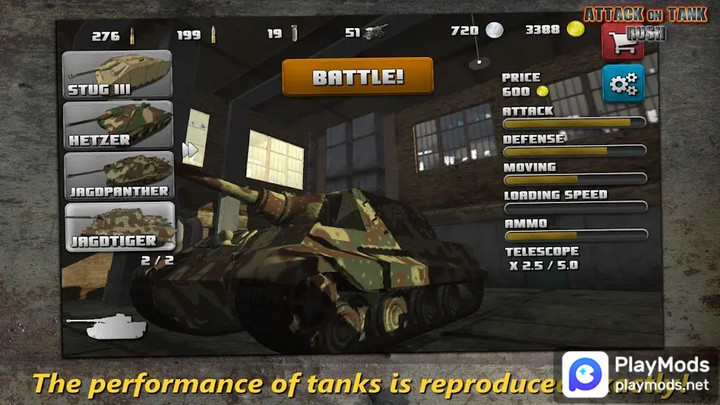 Attack on Tank : Warfare‏(أموال غير محدودة) screenshot image 2