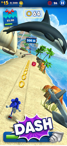 Sonic Dash - Endless Running(Unlimited Money) screenshot image 2_playmod.games