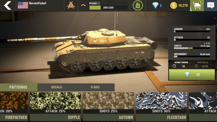 War Machines：Tanks Battle Game Ảnh chụp màn hình trò chơi