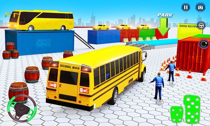 City School Bus Driving Sim 3D_playmod.games