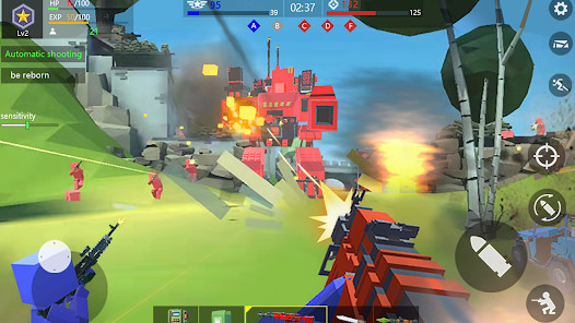 Pixel Shooter：Combat FPS‏(فتح السلاح) screenshot image 2
