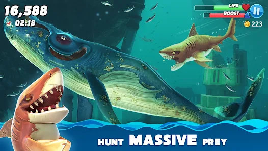 Hungry Shark World(Мод меню) screenshot image 5