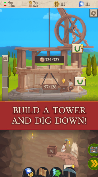 Idle Tower Miner: Idle Games(Unlimited Money(Increase when you spent))