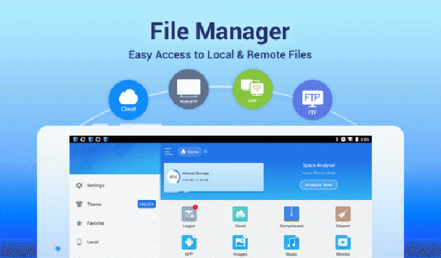 ES File Explorer File Manager MOD APK 4.2.8.0 ( Premium Features unlocked)