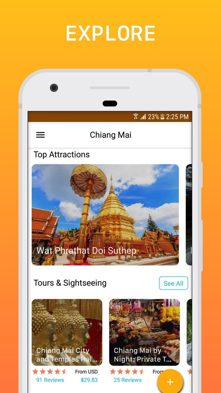 Chiang Mai Travel Guide Ảnh chụp màn hình trò chơi