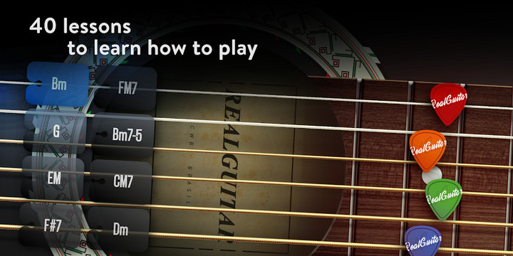 Real Guitar: đàn ghi ta(Đã mở khóa) screenshot image 4 Ảnh chụp màn hình trò chơi