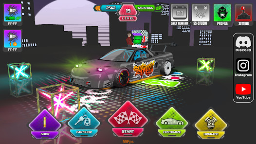Project Drift 2.0(Tiền tệ bắt buộc) screenshot image 5 Ảnh chụp màn hình trò chơi