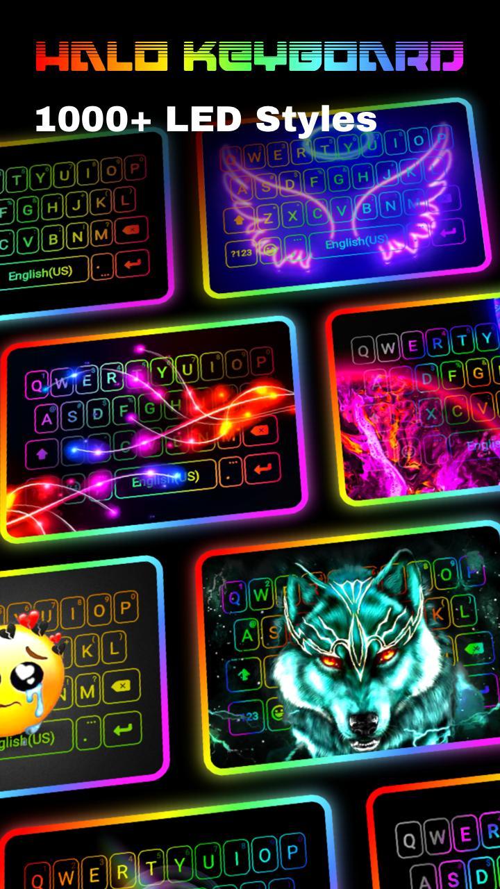 Halo Keyboard - Fonts, Emojis Ảnh chụp màn hình trò chơi