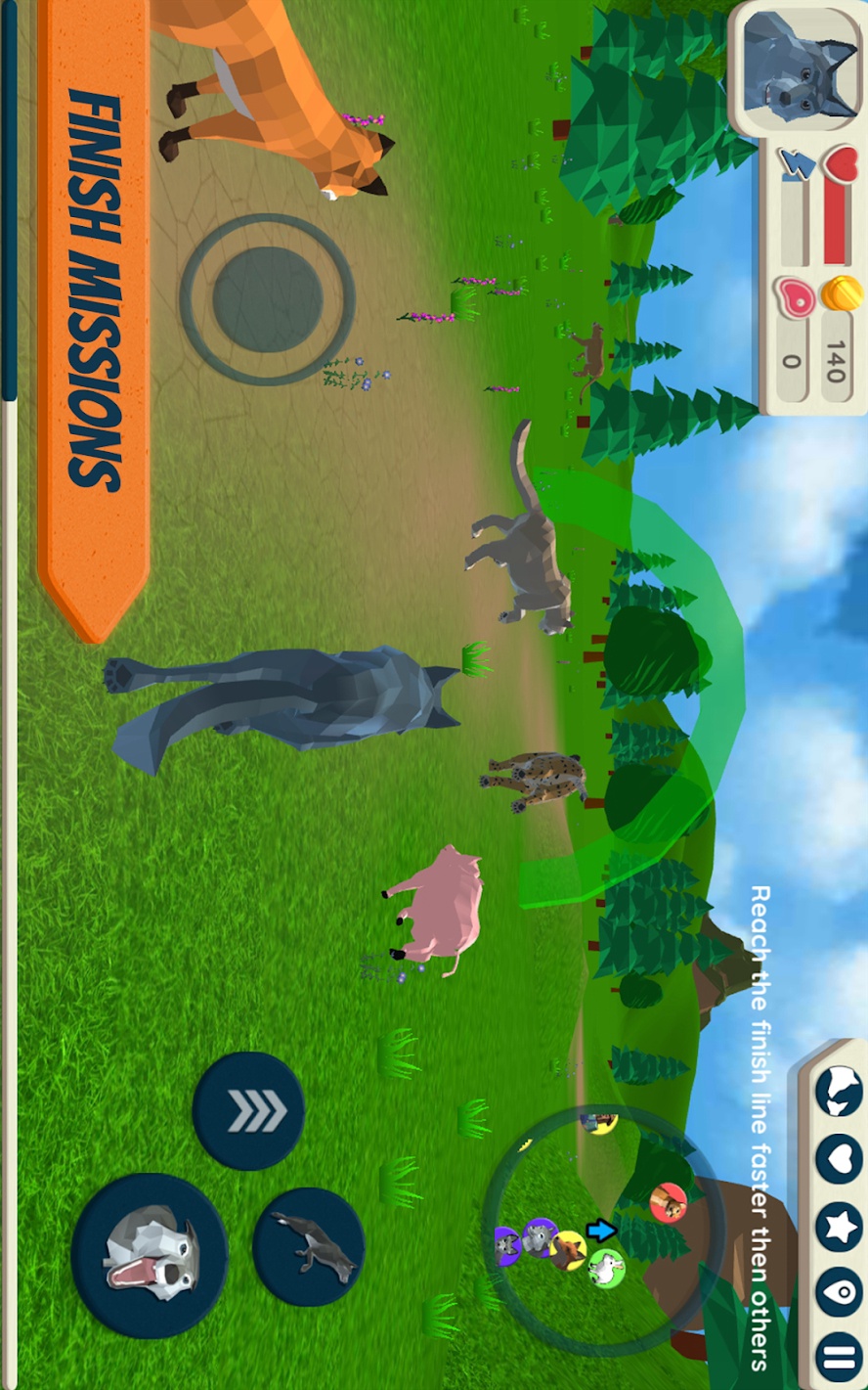 Wolf Simulator: Wild Animals 3D(MOD)
