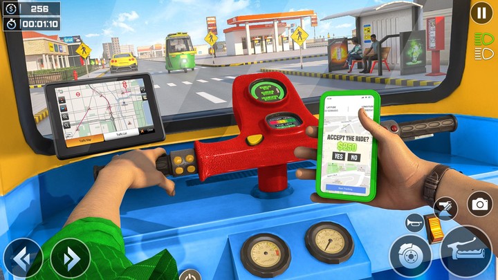 Tuk Tuk Auto Rickshaw Game Ảnh chụp màn hình trò chơi