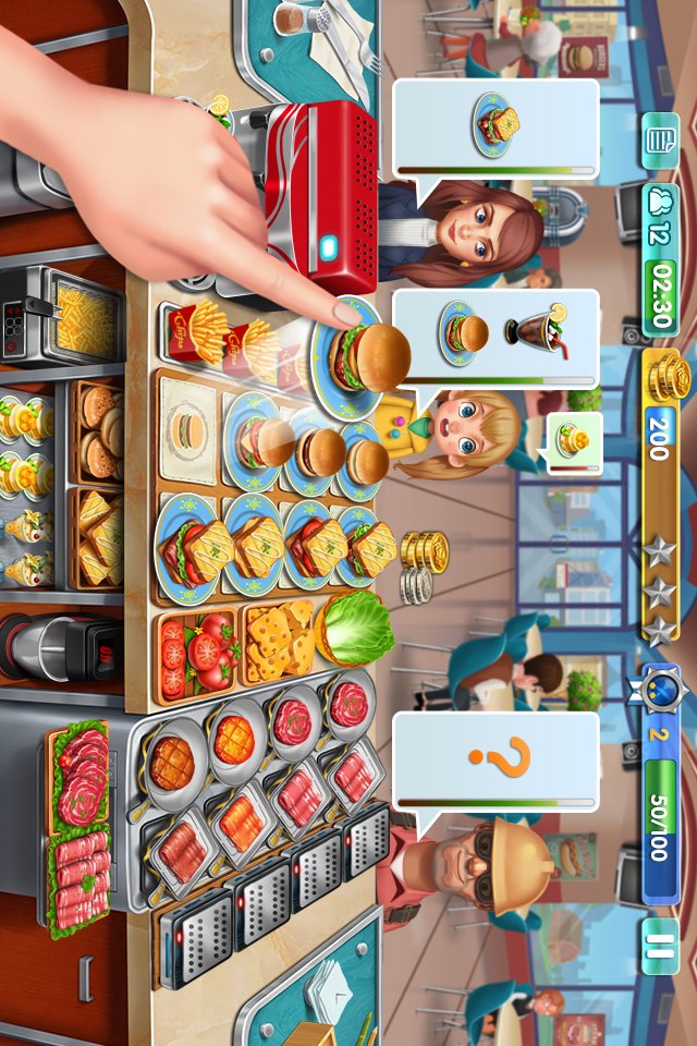 Crazy Cooking - Star Chef(Large gold coins and Large enty of Diamonds)